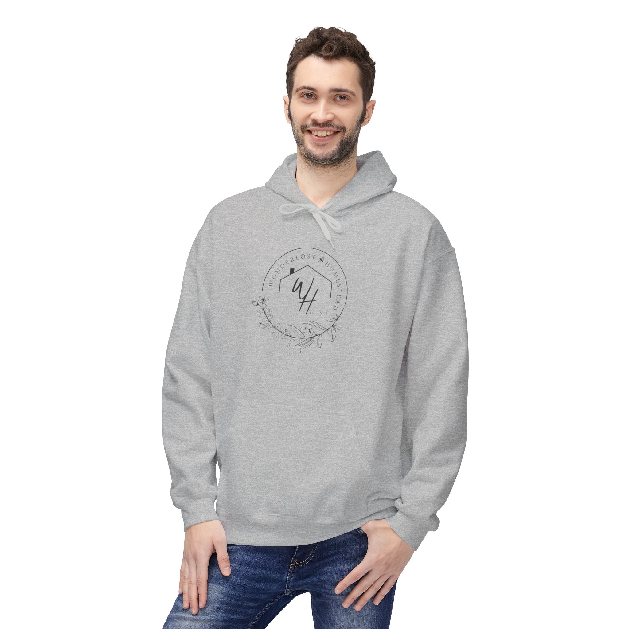 Unisex Hoodie, Black Logo