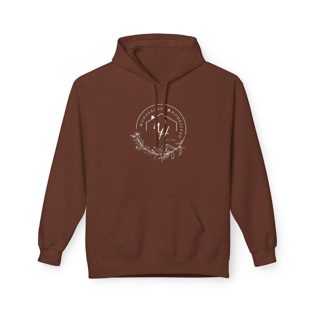 Unisex Hoodie, White Logo