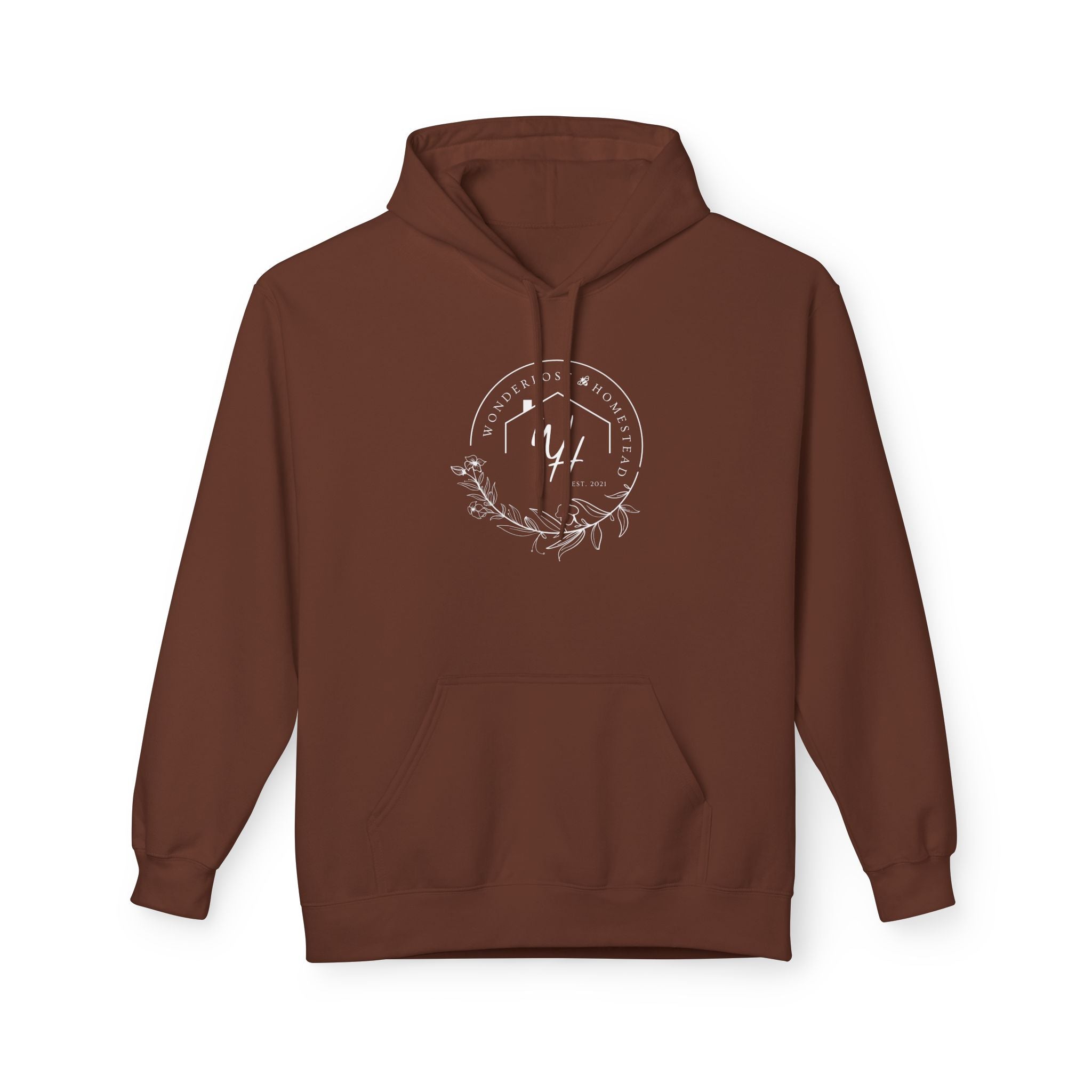 Unisex Hoodie, White Logo