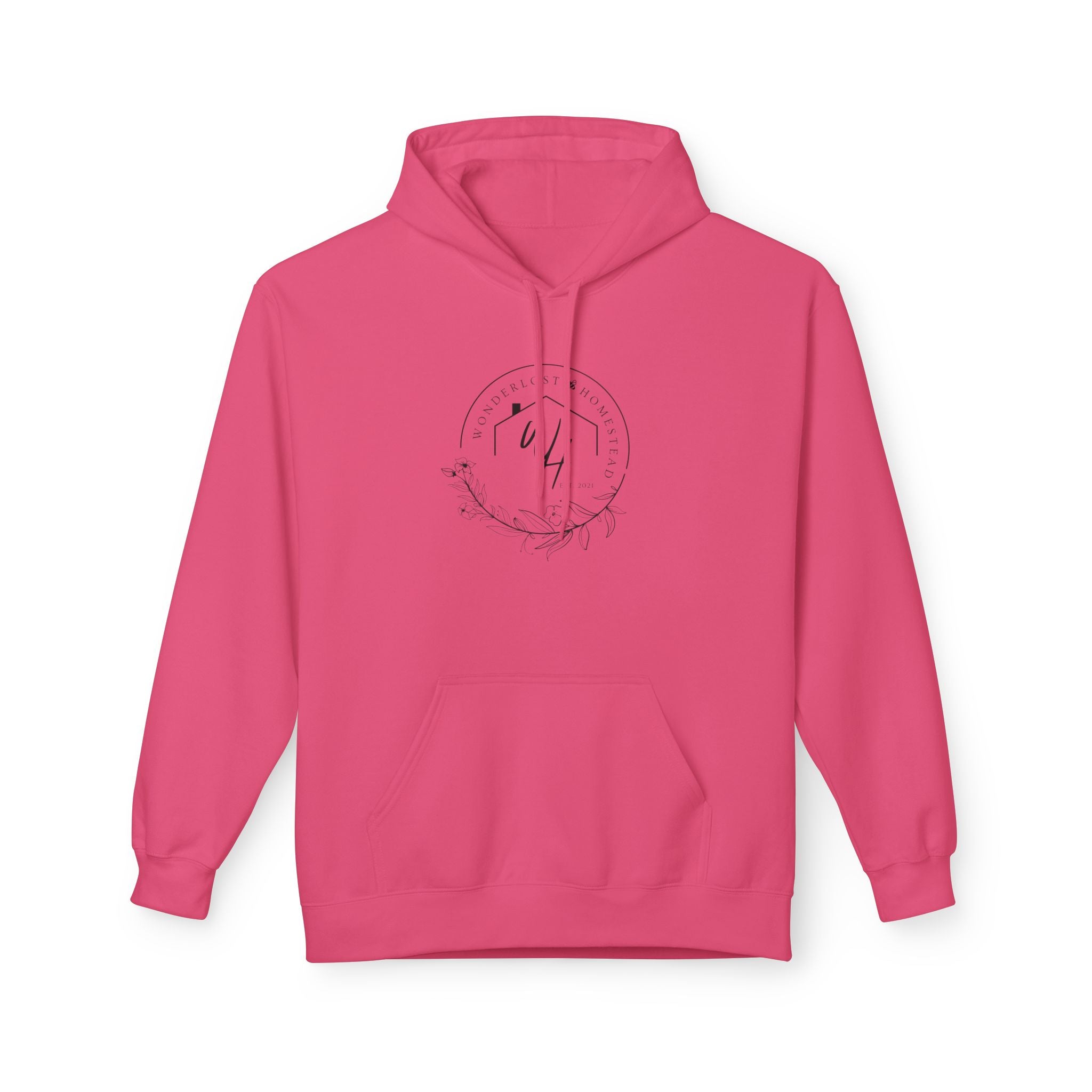 Unisex Hoodie, Black Logo