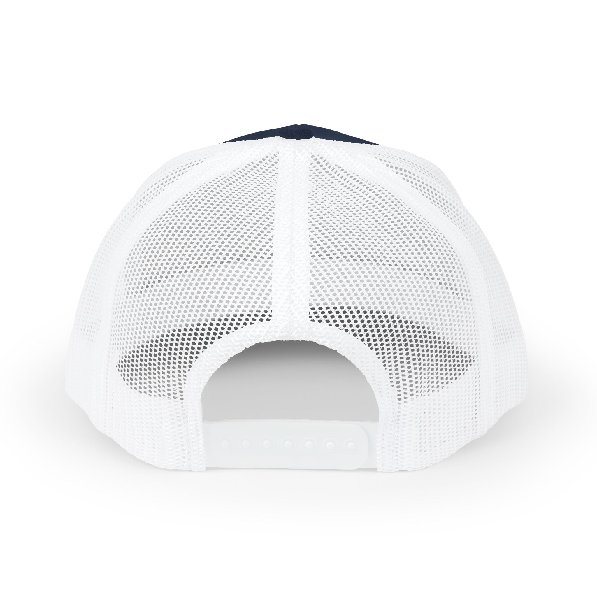 Snapback Trucker Cap, White Logo
