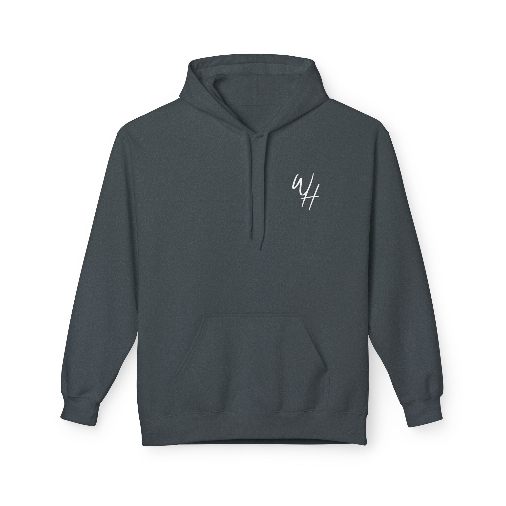 Unisex Hoodie, White Logo (Front/Back Designs)